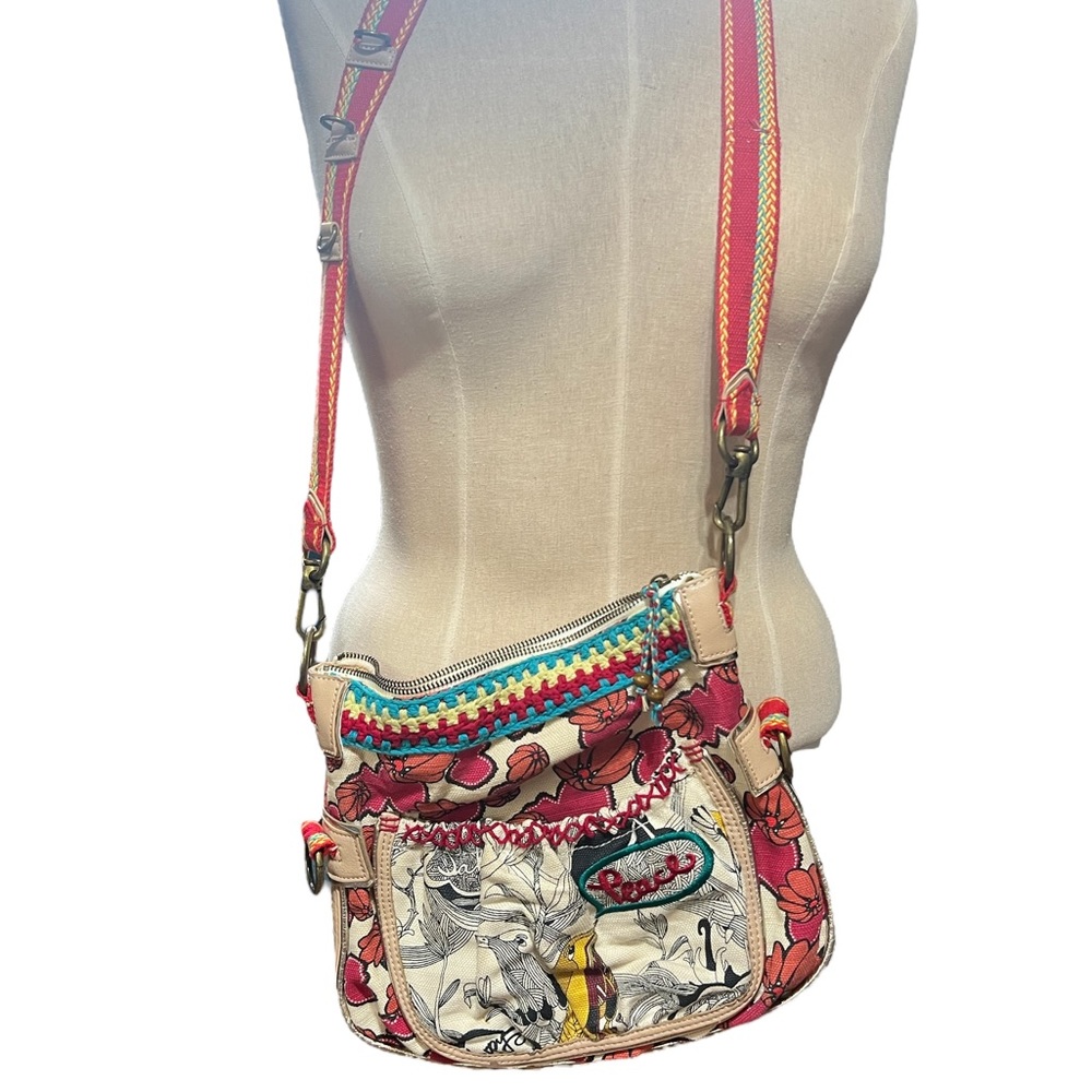 Sakroots (the Sak) red peace bag